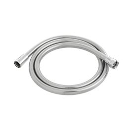 TATAY Loop Silver - Flexo de Ducha Anti-torsión y Anti-cal en PVC de 1.5 m.  Gris Satinado