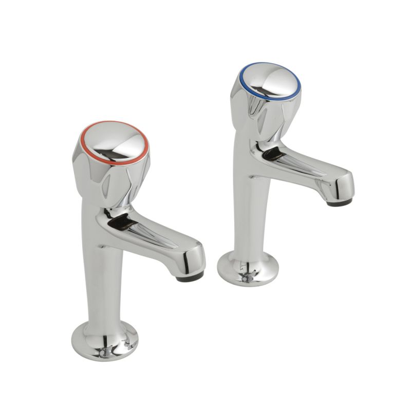 Kitchen Pillar Taps High Neck 1/2" CD Valve