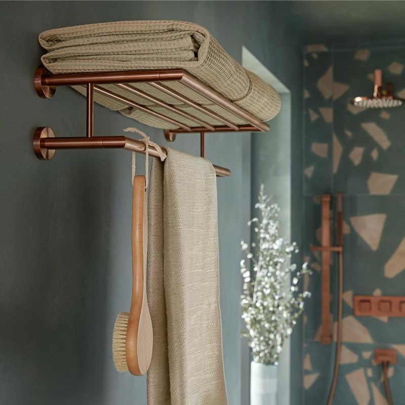 Towel Shelf with Rail
600mm (24”)