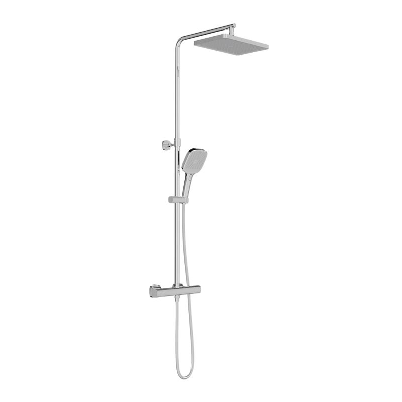 Wall Mounted Thermostatic Exposed Shower Column