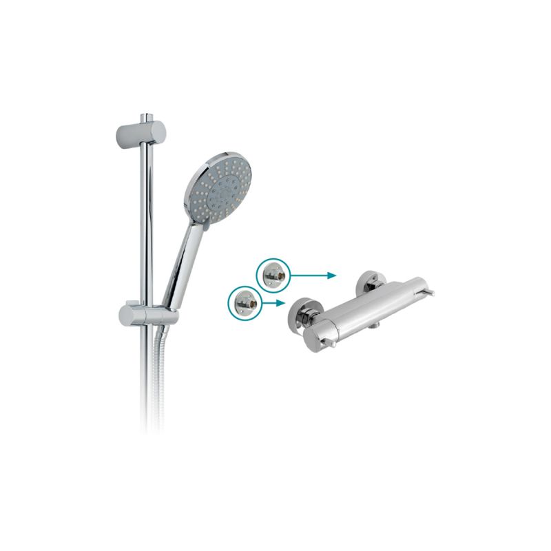 Exposed Thermostatic Shower Set