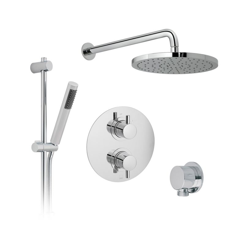 2 Outlet Thermostatic Shower Set