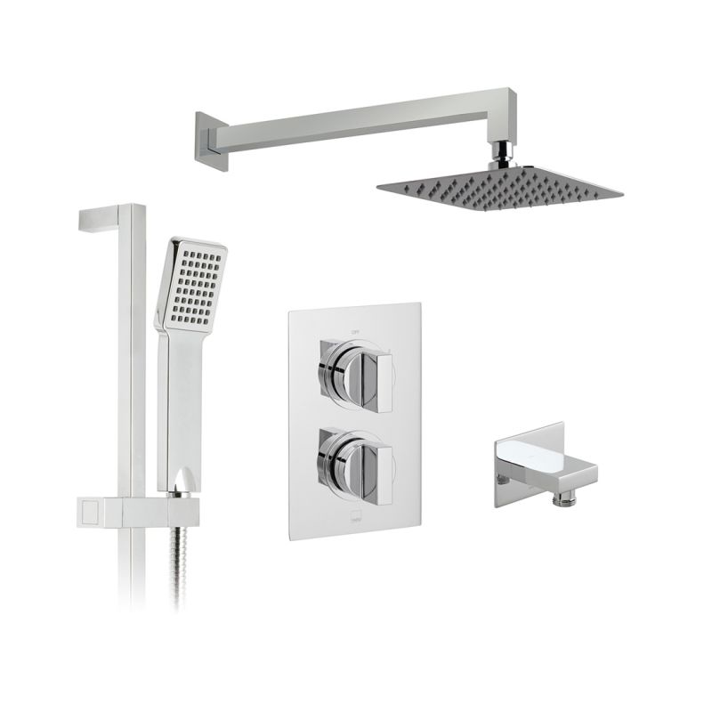 2 Outlet Thermostatic Shower Set