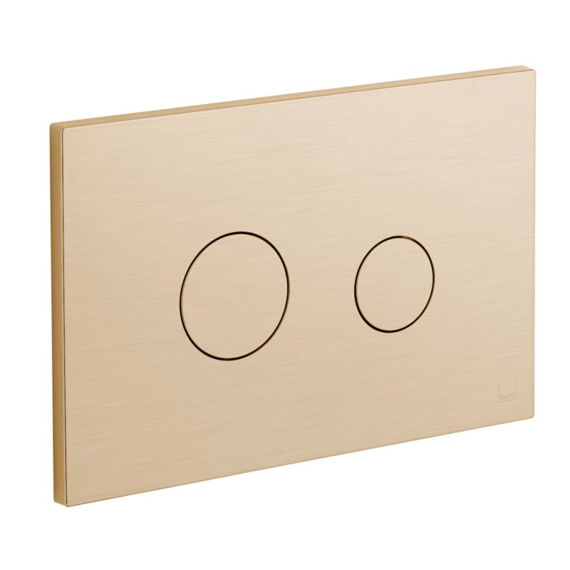 Round Button Flush Plate