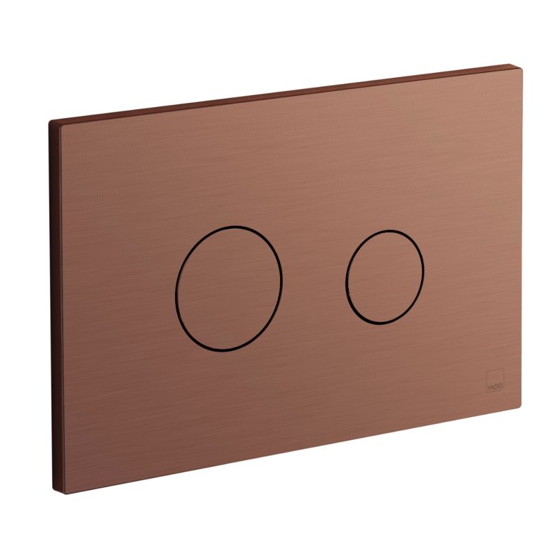 Round Button Flush Plate