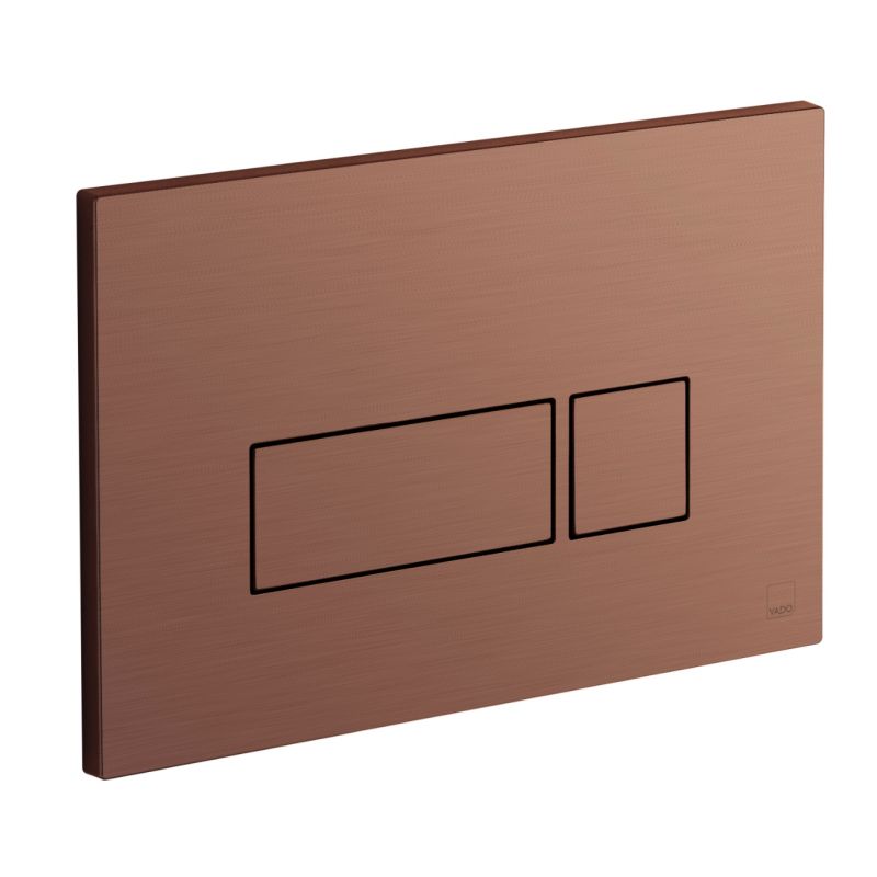 Square Button Flush Plate