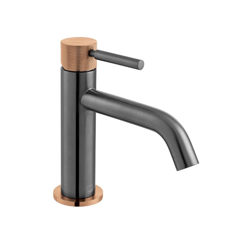 Knurled X Fusion Slimline Mono Basin Mixer