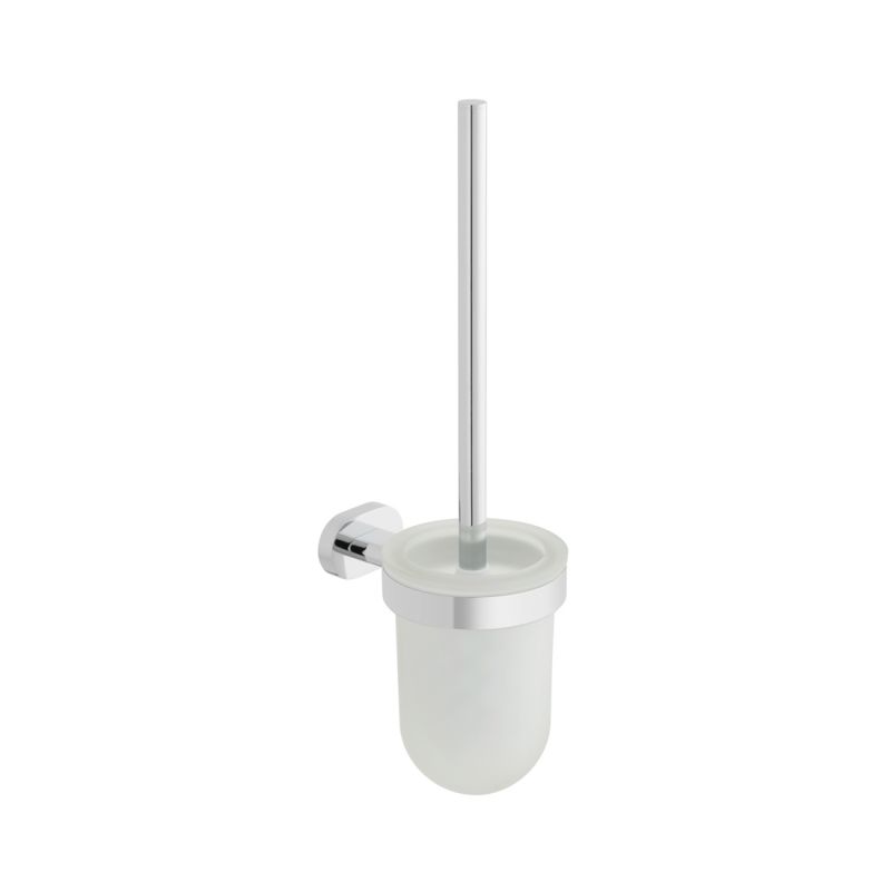 Toilet Brush +
Frosted Glass Holder