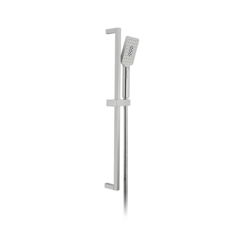 Square 3 Function Slide Rail Shower Kit