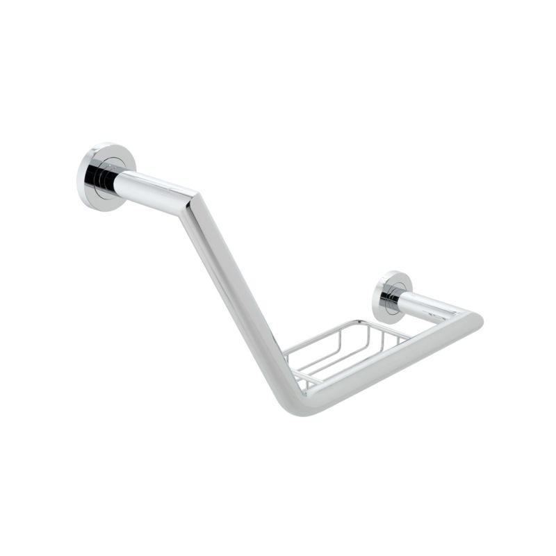 Angled Grab Rail
with Basket
456mm (18”)