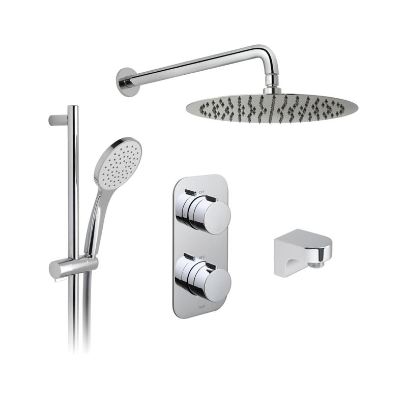 2 Outlet Thermostatic Shower Set