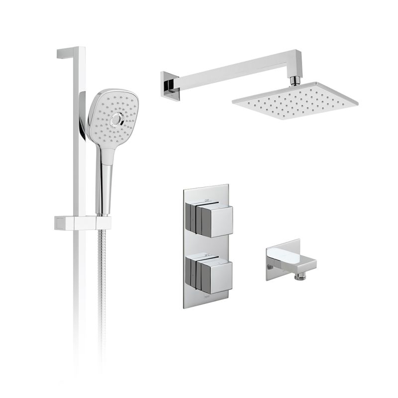 2 Outlet Thermostatic Shower Set