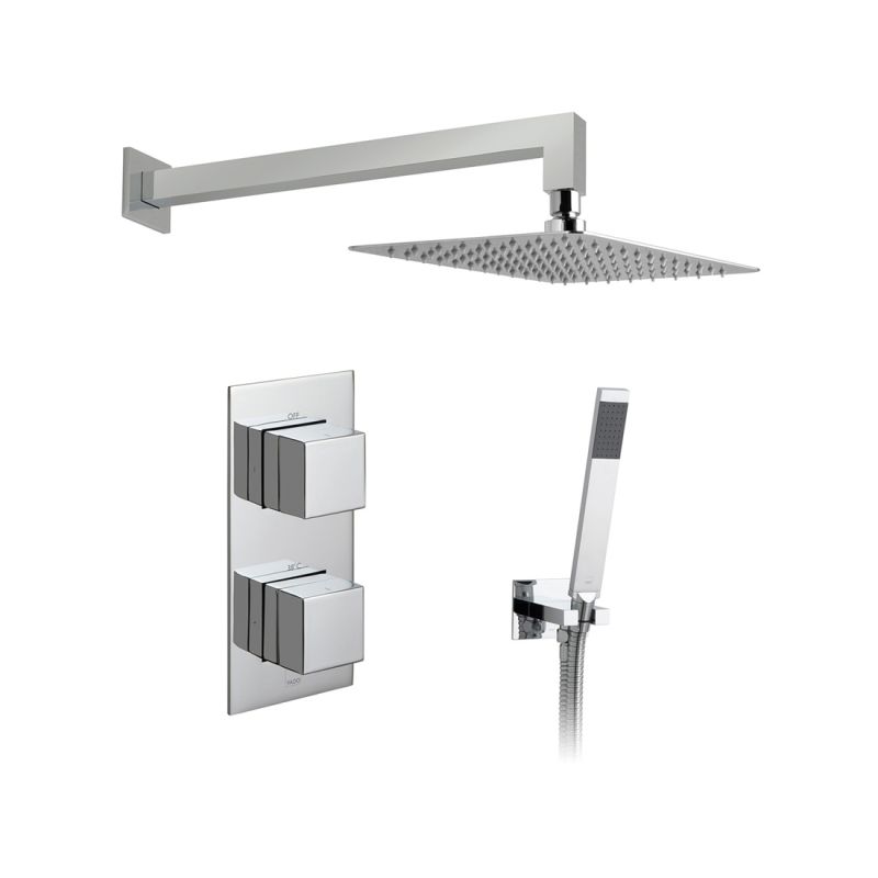 2 Outlet Thermostatic Shower Set