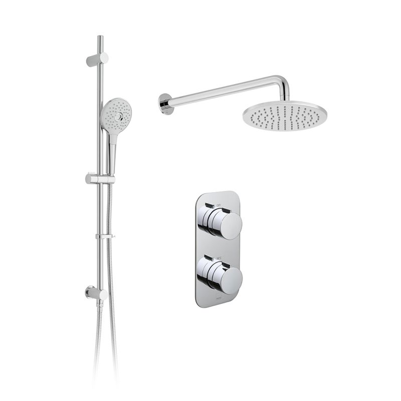 2 Outlet Thermostatic Shower Set