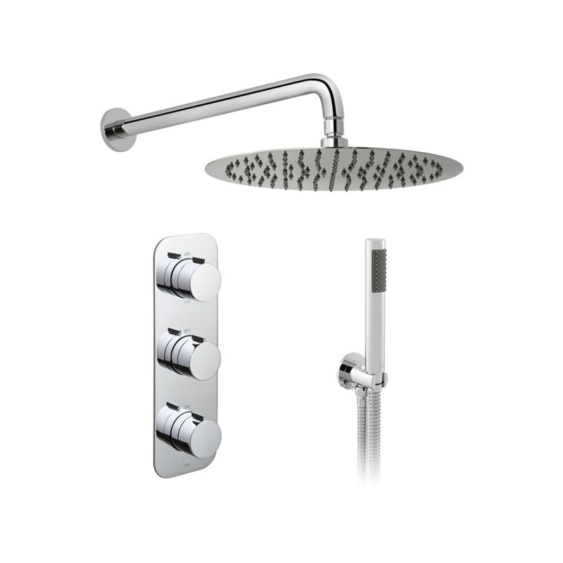 2 Outlet Thermostatic Shower Set