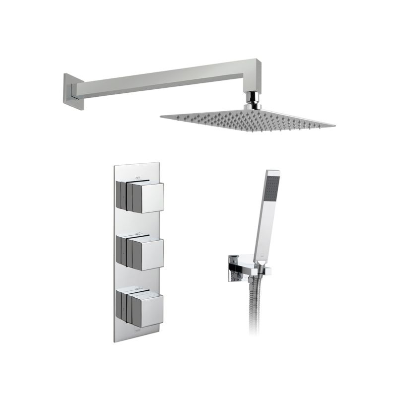 2 Outlet Thermostatic Shower Set