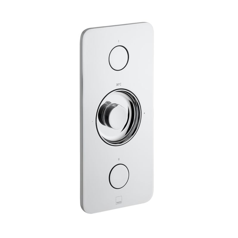 Zone 2 Button 2 Outlet Vertical Concealed Thermostatic Valve